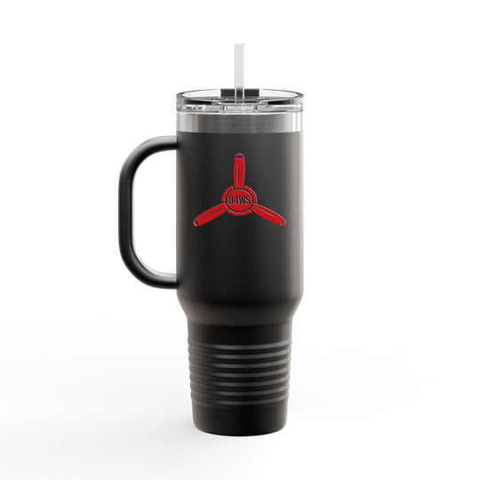 Whiskey Sierra Red Propeller – 40oz Stainless Steel Aviation Tumbler