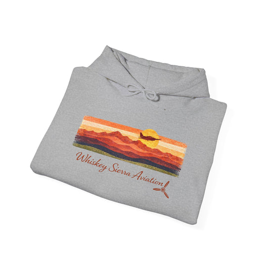 Whiskey Sierra Retro Sunset- Hoodie