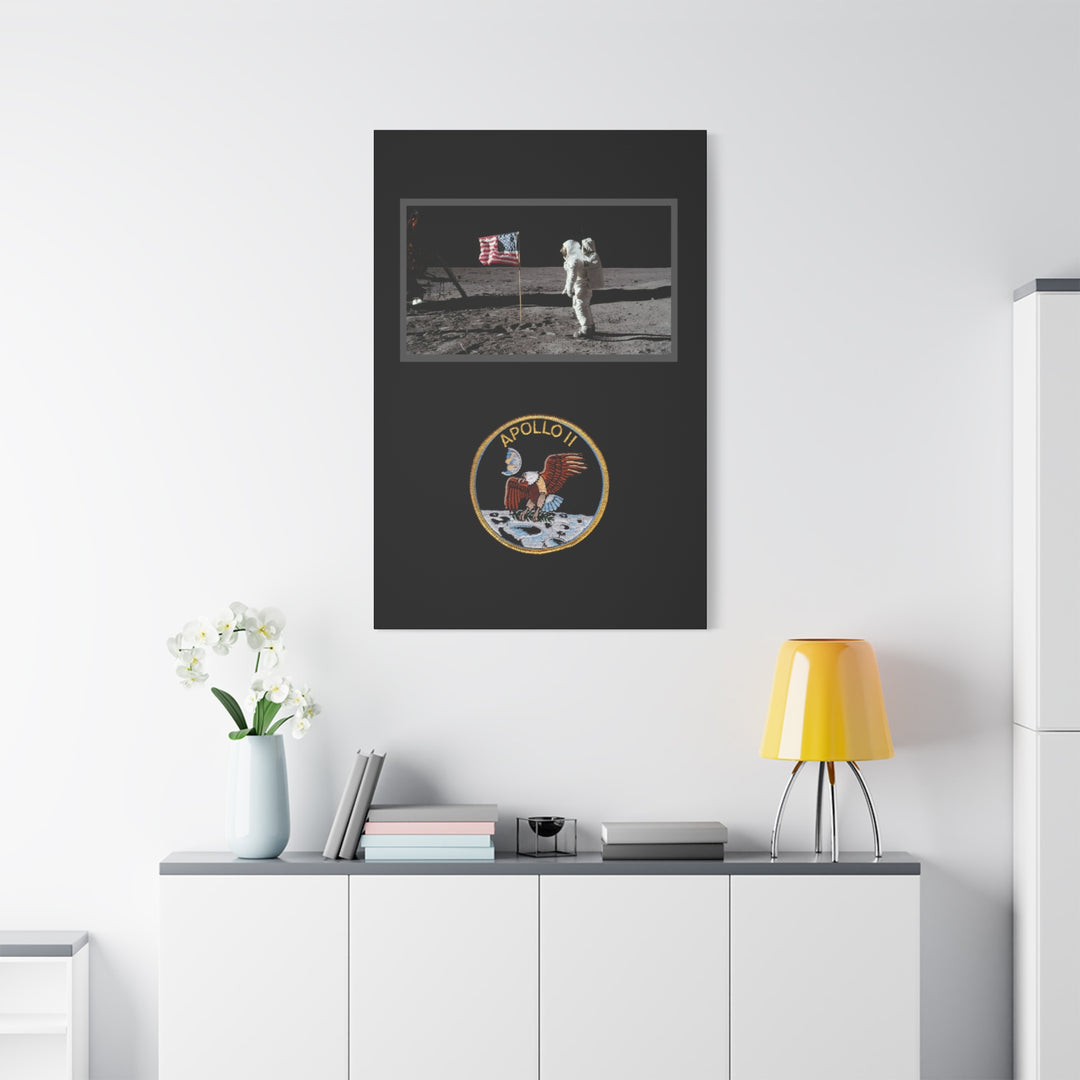 Apollo 11 Moon Landing– Aviation Canvas Wall Art | Pilot & Airport Artwork