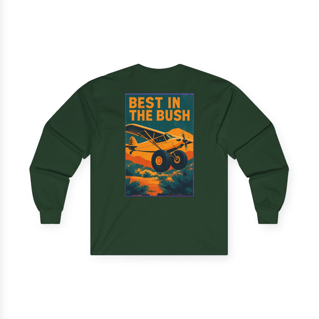 Best in the Bush Aviation Long Sleeve T-Shirt – Vintage Bushplane