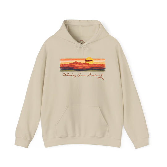 Whiskey Sierra Retro Sunset- Hoodie