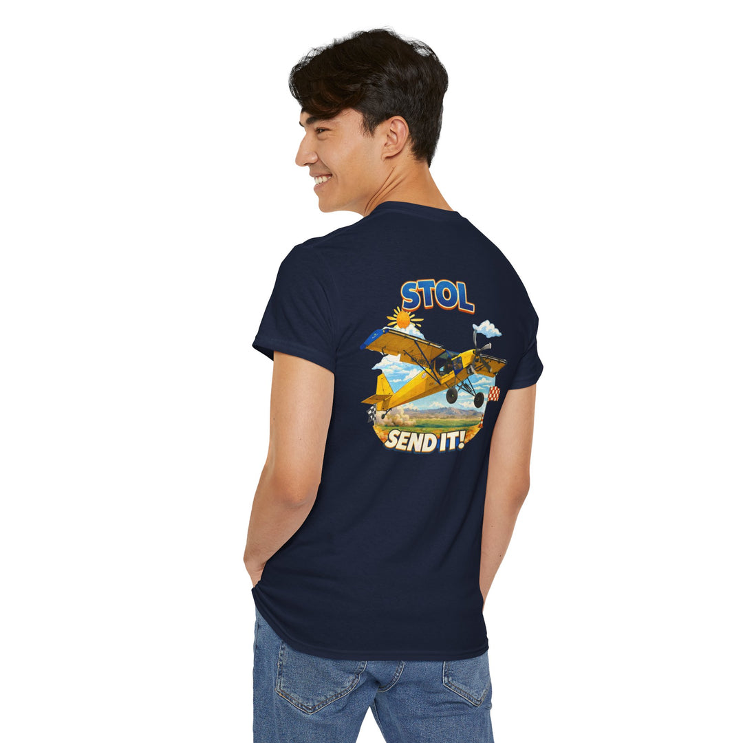 STOL Send It Aviation Graphic T-Shirt – Bush Pilot Airplane Shirt