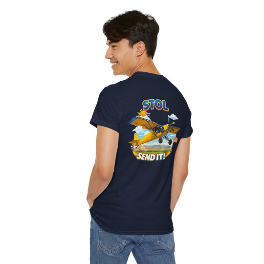 STOL Send It Aviation Graphic T-Shirt – Bush Pilot Airplane Shirt