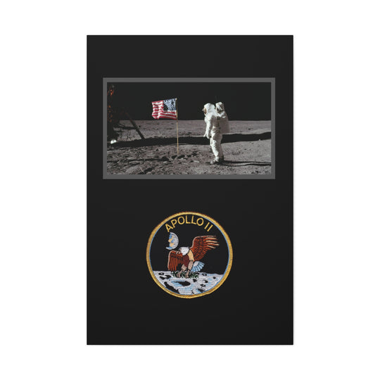 Apollo 11 Moon Landing– Aviation Canvas Wall Art | Pilot & Airport Artwork