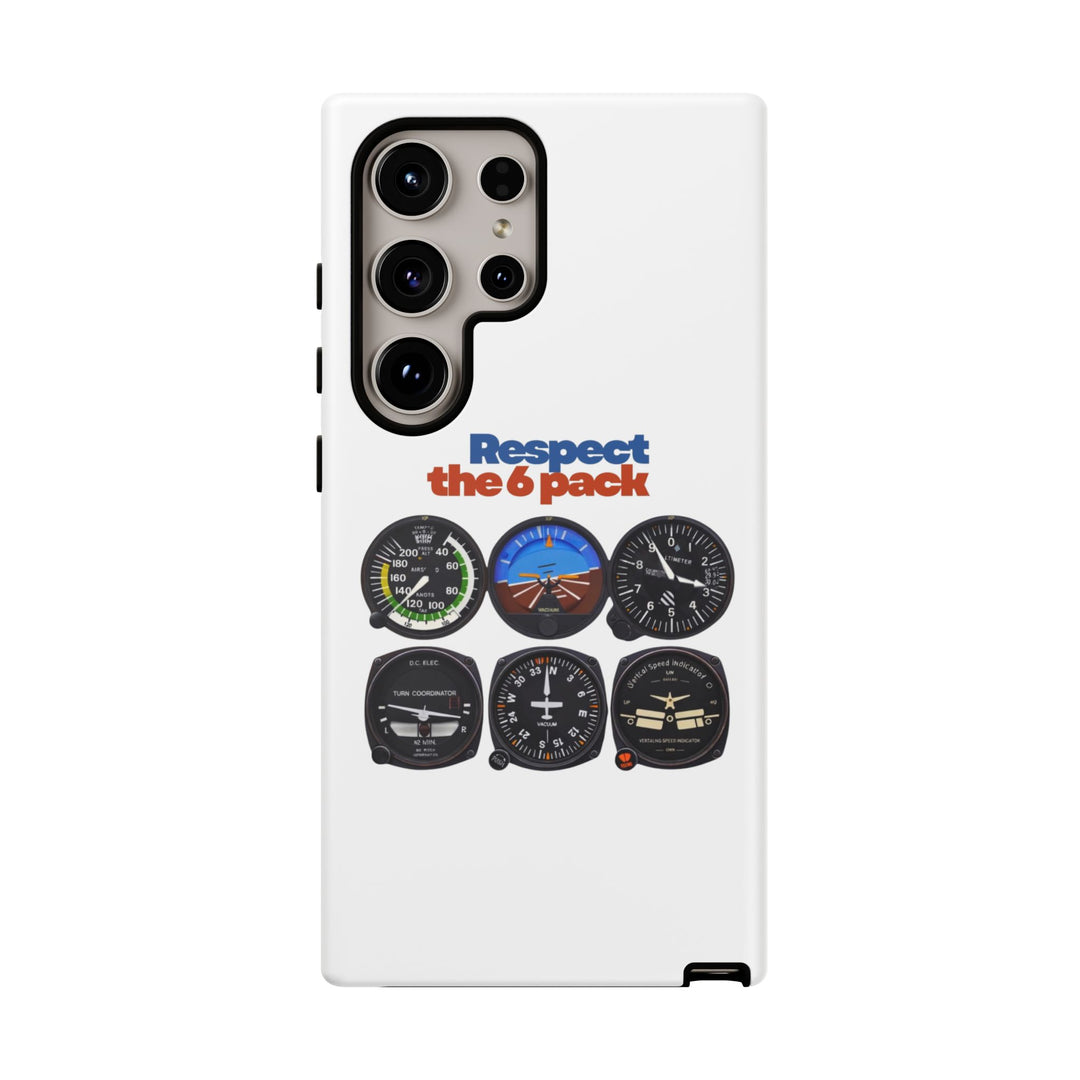 Respect Aviation Phone Case — Pilot Instrument Panel Design