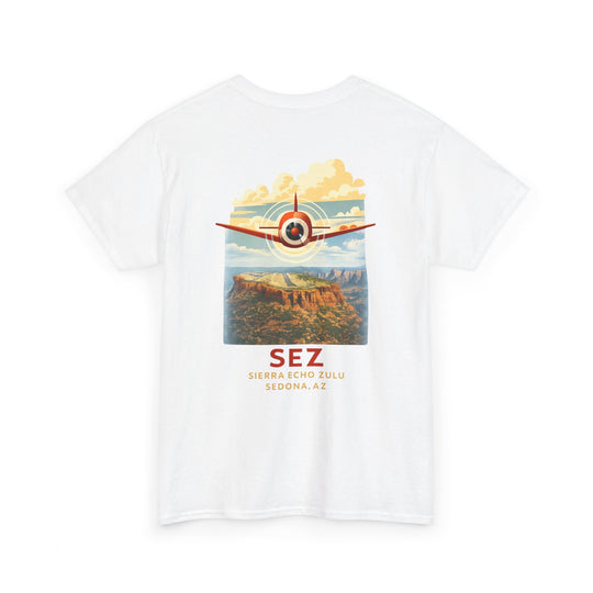 Sedona SEZ Vintage Aviation Graphic T-Shirt