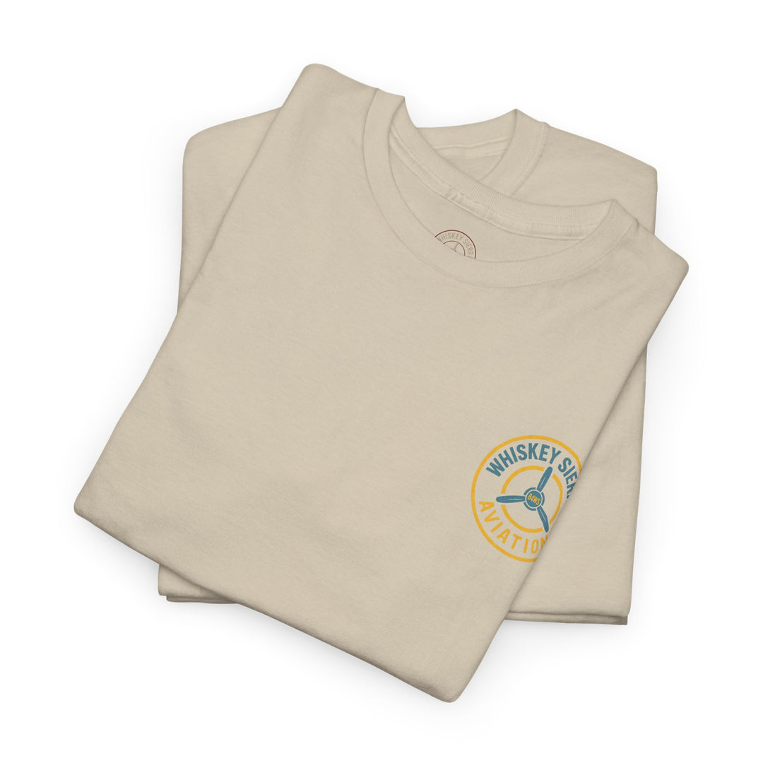 Vintage Aviation Graphic T-Shirt – “Learning to Fly” Sailplane