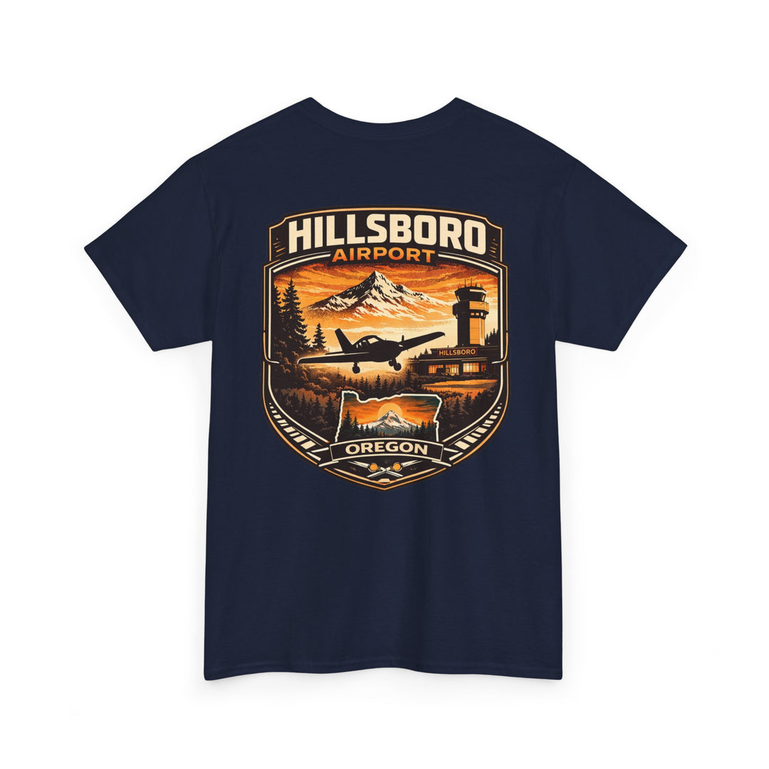 Hillsboro Airport Aviation Graphic T-Shirt – Oregon