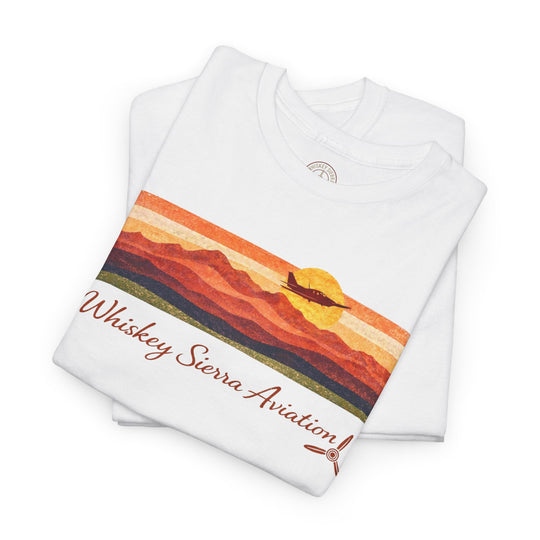 Whiskey Sierra Retro Sunset- Graphic Tee