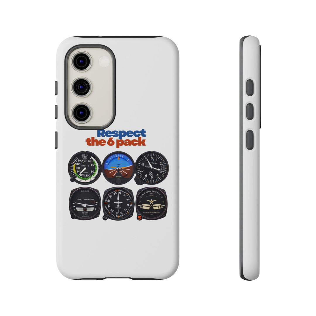 Respect Aviation Phone Case — Pilot Instrument Panel Design