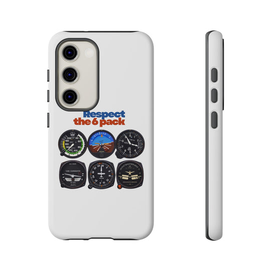 Respect Aviation Phone Case — Pilot Instrument Panel Design