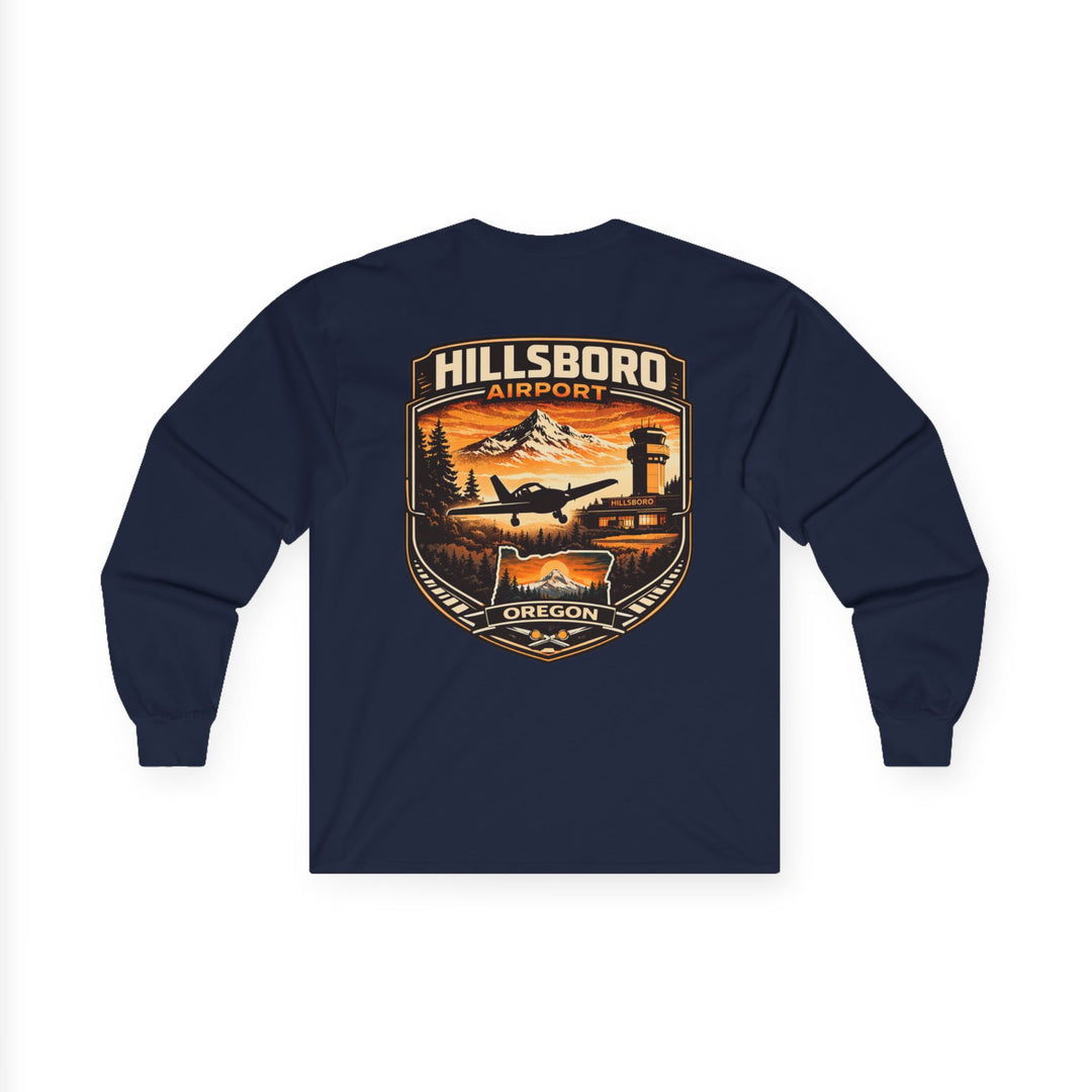 Hillsboro Airport Aviation Long Sleeve T-Shirt – Oregon