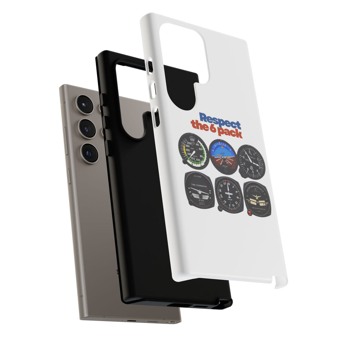 Respect Aviation Phone Case — Pilot Instrument Panel Design