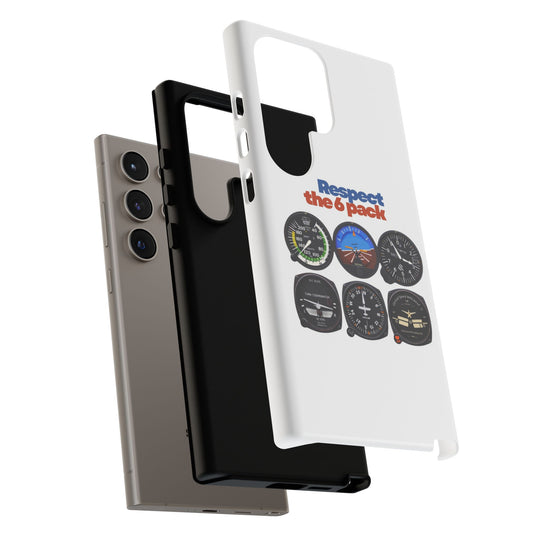 Respect Aviation Phone Case — Pilot Instrument Panel Design