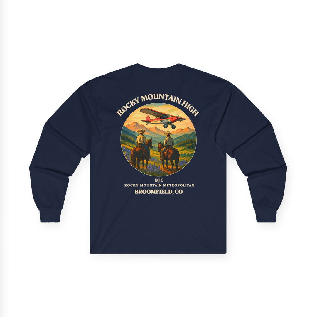 Rocky Mountain High Aviation Long Sleeve T-Shirt – Broomfield, Colorado