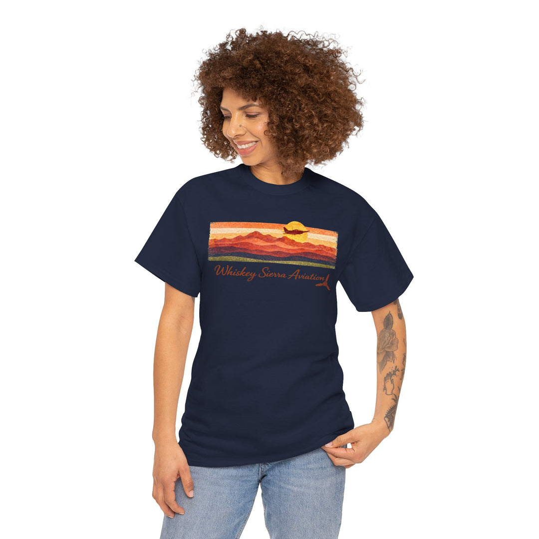 Whiskey Sierra Retro Sunset- Graphic Tee