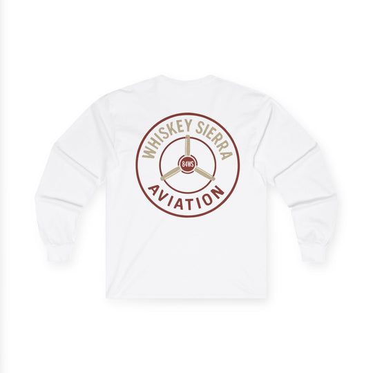 Whiskey Sierra Aviation Logo- Long Sleeve Tee