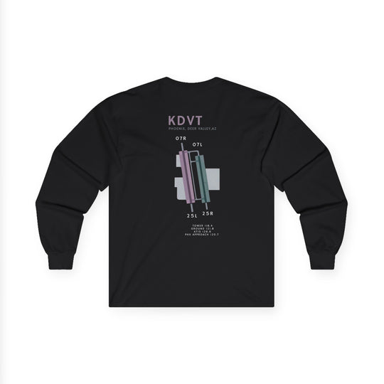 Deer Valley Airport Aviation Long Sleeve T-Shirt – KDVT Airfield Diagram